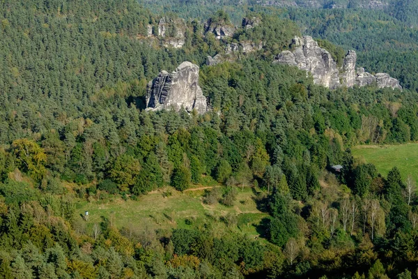 Nationaal Park Saksisch Zwitserland Elbsandsteingebirge Bastei — Stockfoto