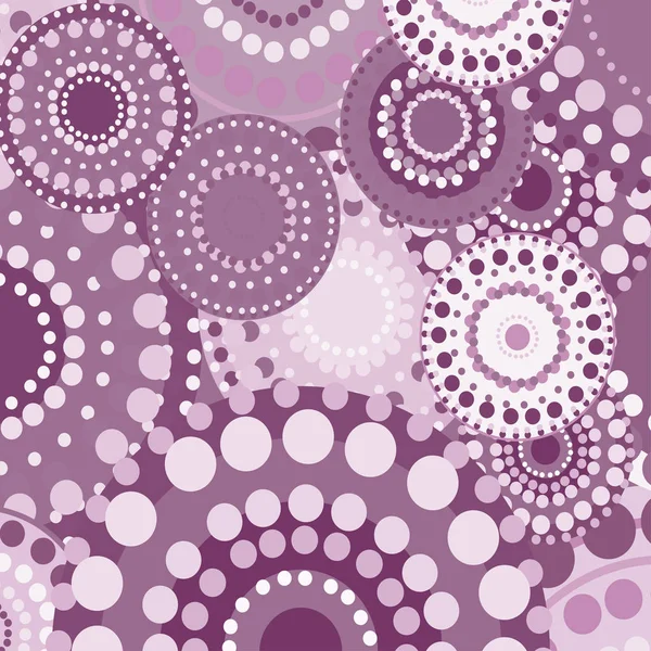 Vintage Circular Retro Ornamento Vetor Fundo Rosa Círculos Pintados Roxo — Fotografia de Stock