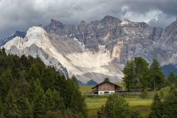 Festői Kilátás Fenséges Dolomitok Táj Olasz — Stock Fotó