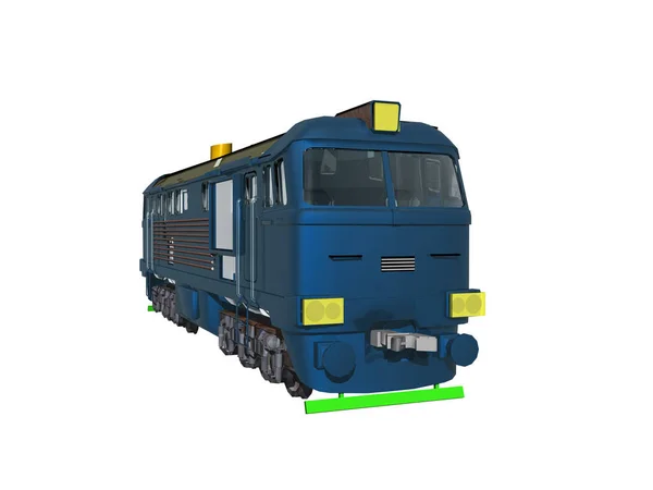 Locomotora Ferrocarril Tren Locomotoras Eléctricas Tractor Vehículo Schin Locomotoras Diesel — Foto de Stock