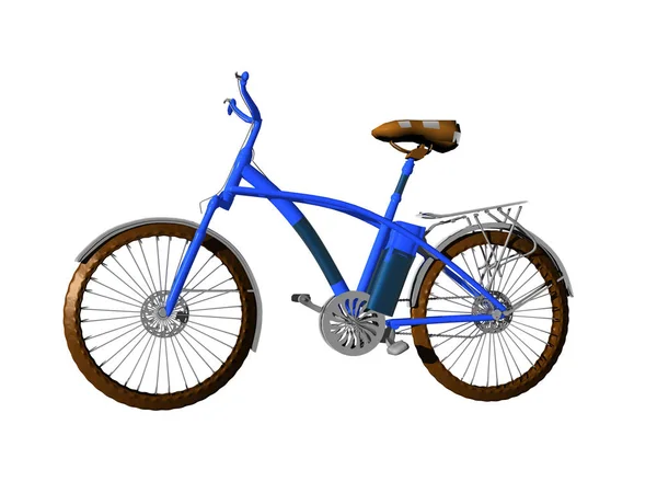 Bicycle Vector Illustration White — Stock Photo, Image