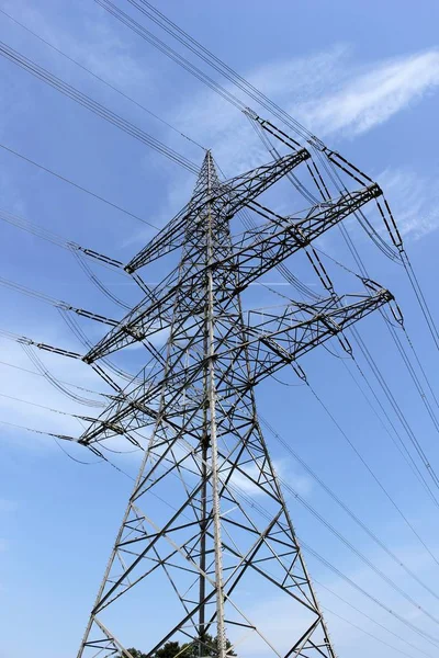 Für Die Energiewende Brauchen Wir Mehr Stromleitungen — Stockfoto