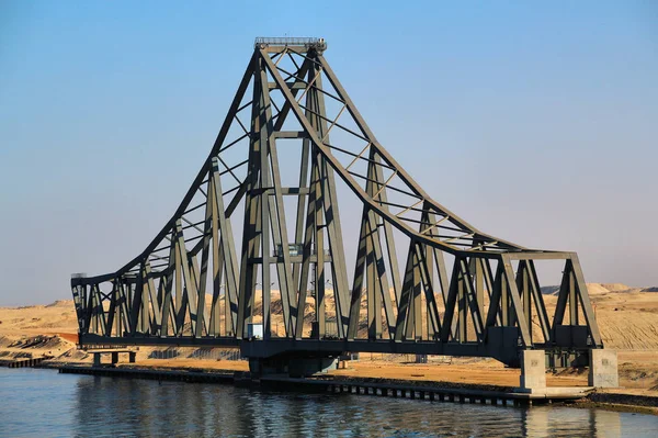 Ferdan Brücke Über Den Suezkanal — Stockfoto