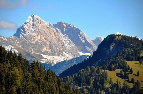 Vue Panoramique Sur Majestueux Paysage Dolomites Italie — Photo