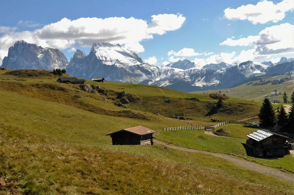 Vista Panorâmica Majestosa Paisagem Dolomitas Itália — Fotografia de Stock