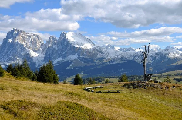 Dovolená Alpe Siusi — Stock fotografie