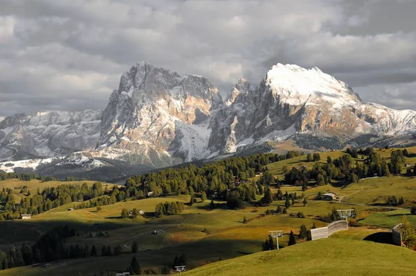 Nyaralás Alpe Siusi — Stock Fotó