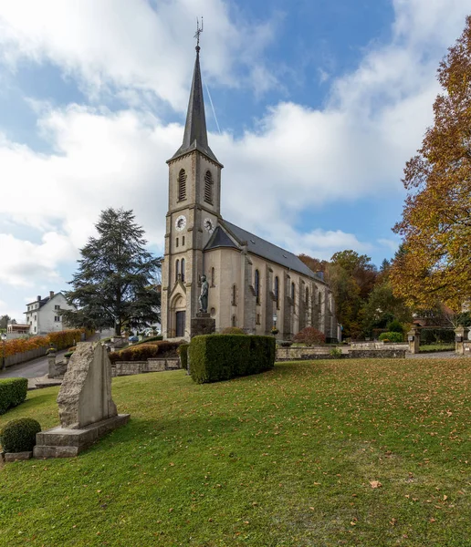 Kerk Kasteel Useldingen — Stockfoto