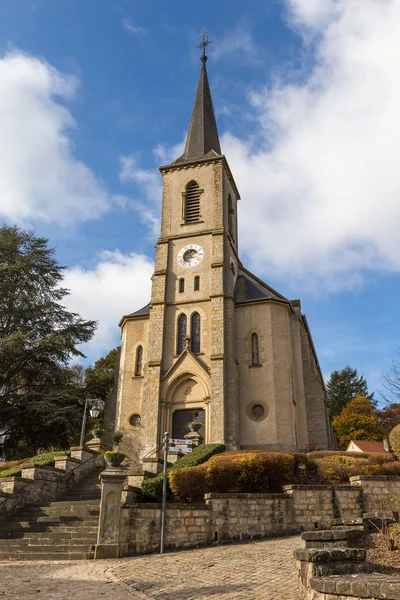 ウセルデニングに教会と城 — ストック写真
