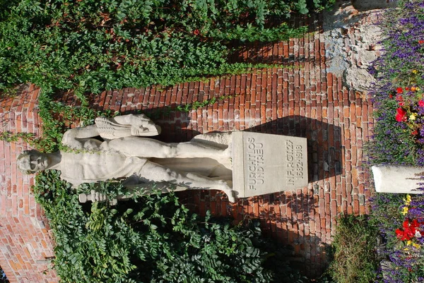 Graz Grazer Schlossberg Styria Austria Pomnik Wojenny Pomnik Pomnik Piechoty — Zdjęcie stockowe