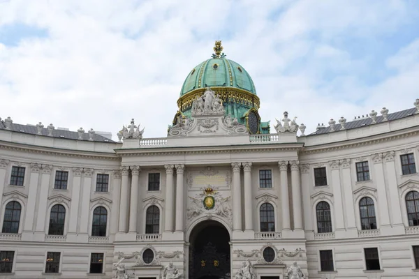 Vienna Hofburg Vienna Hofburg Sen Medeltid Minnesmärke Kaiser Franz Monument — Stockfoto