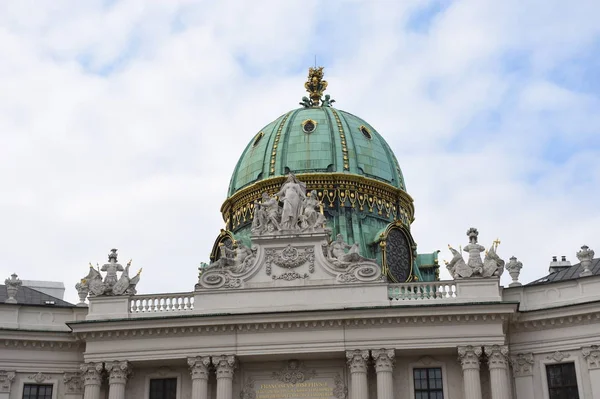 Vienna Hofburg Vienna Hofburg Sen Medeltid Monument Kejsare Franz Minnesmärke — Stockfoto