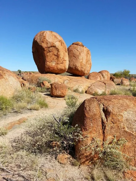 Der Teufel Hat Seine Murmeln Australischen Outback Verloren — Stockfoto