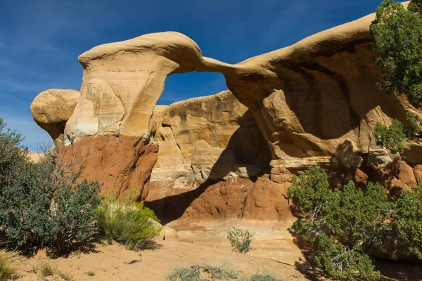 Metate Arch Devils Garden Grand Staircase Escalante National Monument Γιούτα — Φωτογραφία Αρχείου