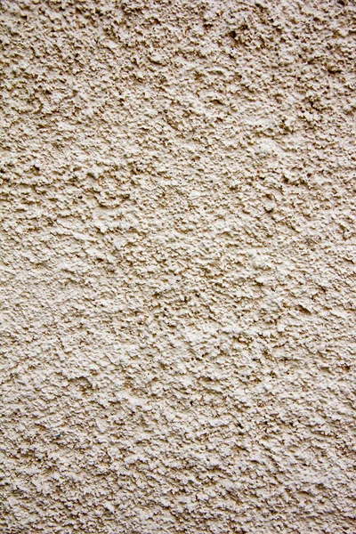 房屋墙上的米色立面灰泥 — 图库照片