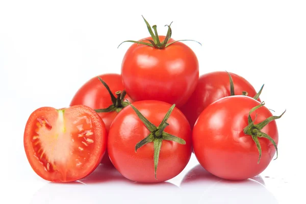 Tomate Isolado Branco — Fotografia de Stock