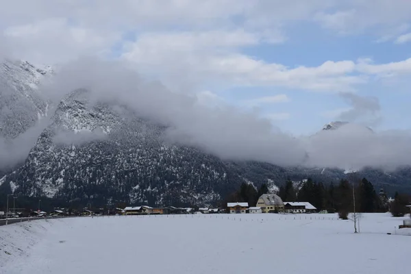 Lofer Martin Martin Lofer Settlement Village Grubhof Hochmoos Field — Stock Photo, Image