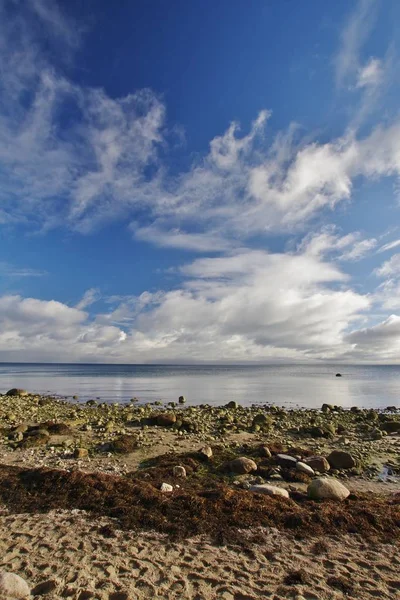 Spiaggia Naturale Mare Baltico Vicino Boltenhagen Distretto Redewisch Meclemburgo Nord — Foto Stock