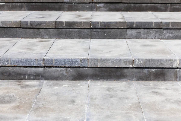 Foto Breite Schritte Aus Beton Farbe Graue Struktur Schräg Fotografiert — Stockfoto