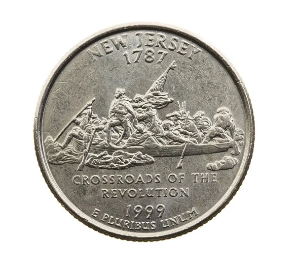 동전에 동전의 뉴저지 — 스톡 사진