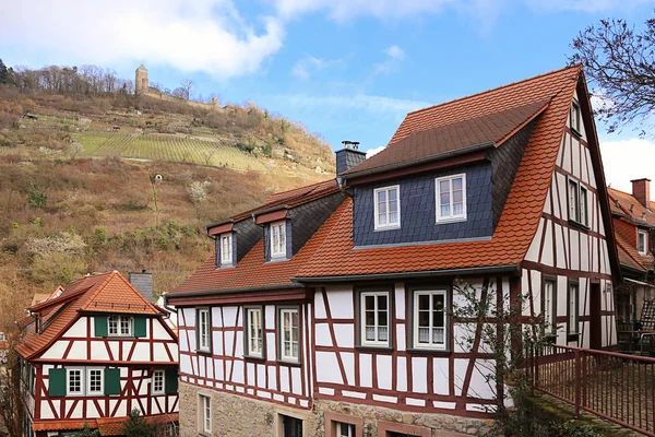 Centro Storico Heppenheim Starkenburg — Foto Stock