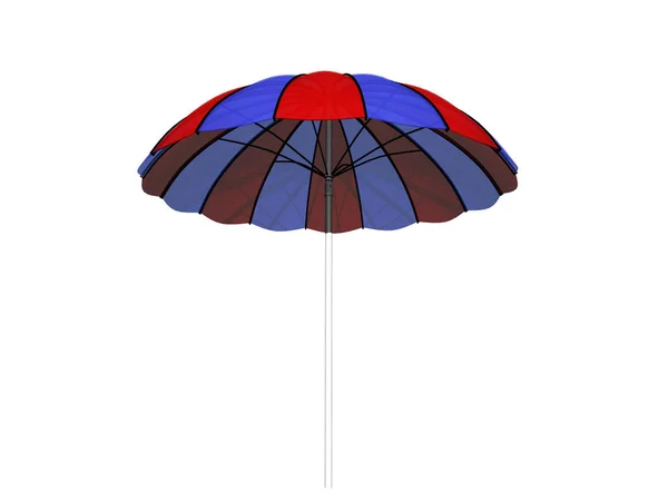 Colorful Umbrella Isolated White Background — Stock Photo, Image