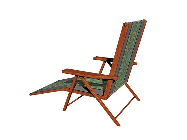Καρέκλα Παραλίας Έπιπλα Καθιστικού — Φωτογραφία Αρχείου