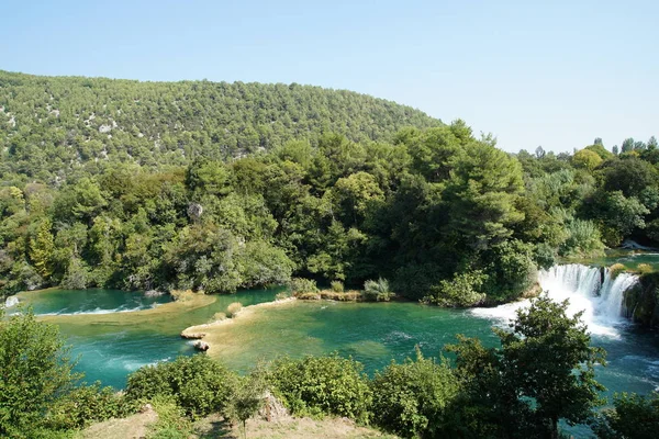 Krka Şelaleler Hırvatistan — Stok fotoğraf