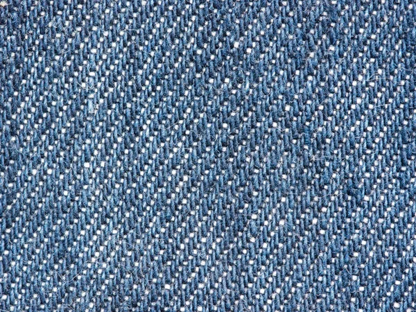 Textura Jeans Jeans Azul Têxtil Close — Fotografia de Stock