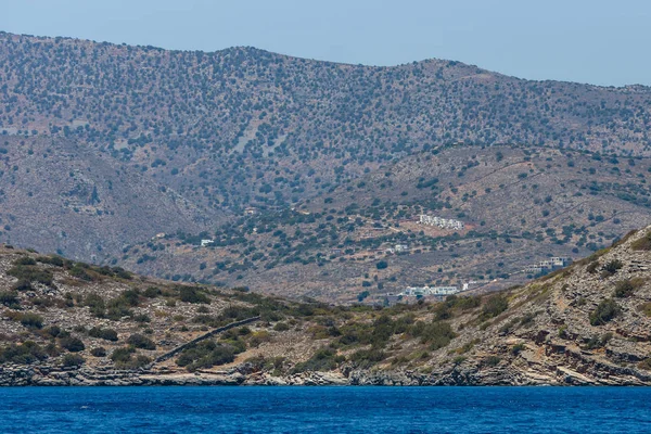 Mediterranean Sea Crete Greece Cliffs Peninsula Kalydon — Stock Photo, Image