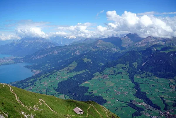 Vista Panorâmica Bela Paisagem Alpes — Fotografia de Stock