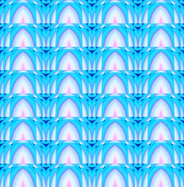Abstract Geometric Seamless Background Regular Pattern Turquoise Blue White Pink — Stock Photo, Image