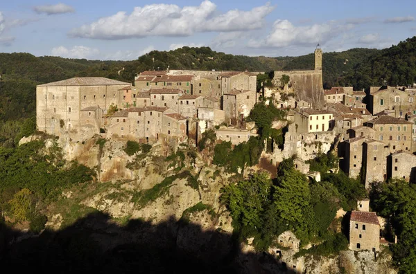 Panorama Sorano Toscana — Foto de Stock