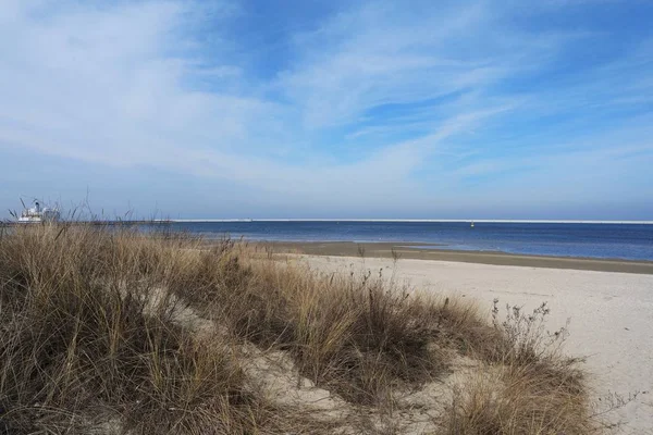 Vue Panoramique Des Dunes Mise Point Sélective — Photo