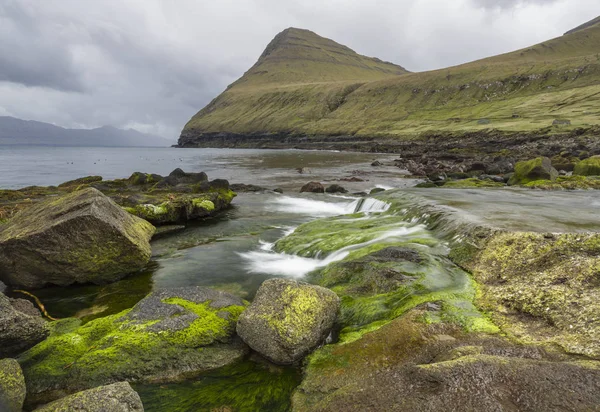 Gjogv Faroe Adaları Danimarka — Stok fotoğraf