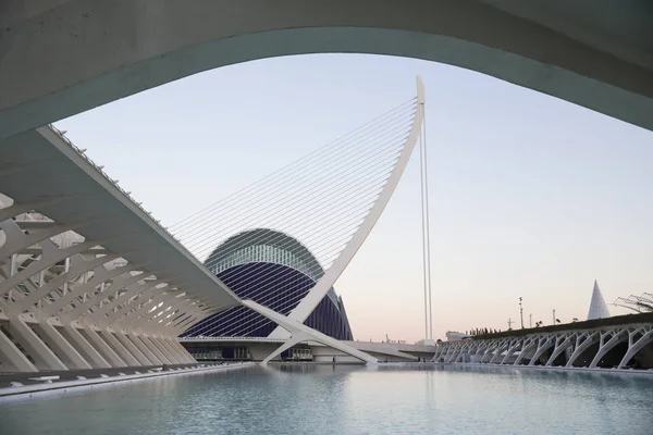 Die Stadt Der Künste Und Wissenschaften Valencia Spanien — Stockfoto