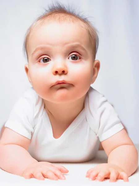 Baby Boy Bed — Stock Photo, Image