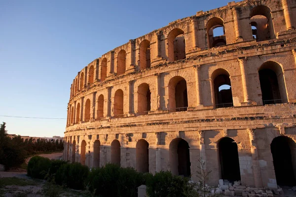 Das Antike Amphitheater Von Jem Tunesien — Stockfoto