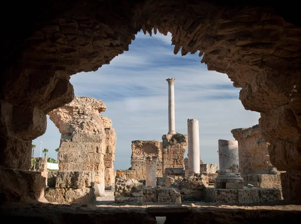 突尼斯突尼斯附近迦太基的废墟 — 图库照片