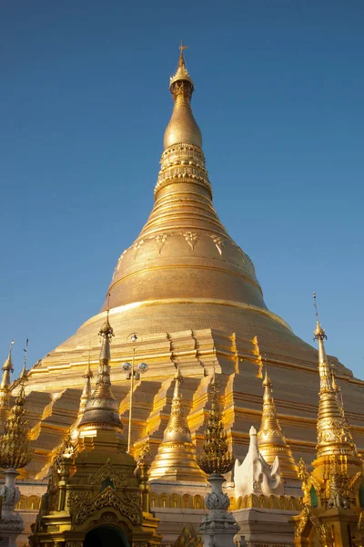 Pagoda Shwedagon Pagoda Más Sagrada Del País Capital Rangún Rangún — Foto de Stock