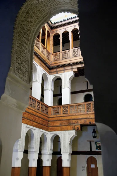 Nejjarine Muzeum Obnovena Ukázat Historii Dřevěných Řemesel Medina Fes Maroko — Stock fotografie