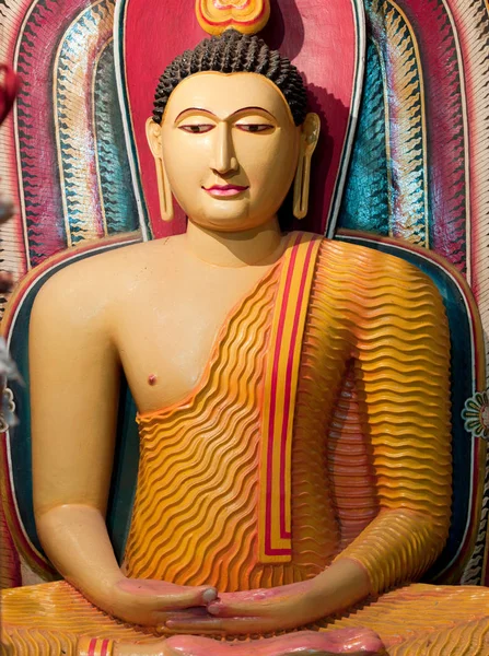 Statue Buddha Mulkirigala Monastery Sri Lanka — Stock Photo, Image