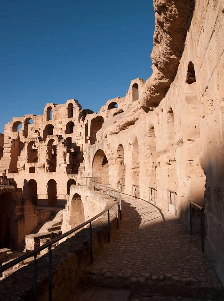 Oude Amfitheater Jem Tunesië — Stockfoto