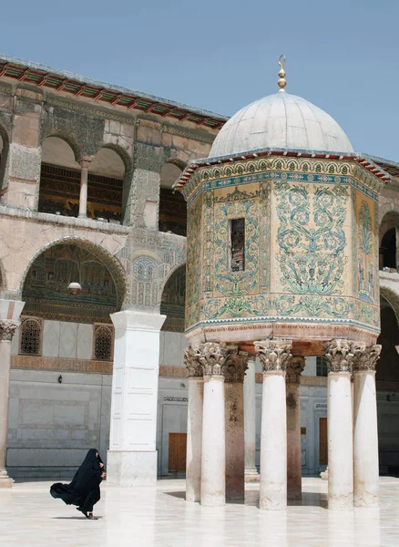 Cúpula Del Tesoro Mezquita Umayyad Gran Mezquita Damasco Damasco Siria —  Fotos de Stock