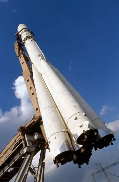 Sojuz Rocket Vvc Exhibition Centre Mosca Russia — Foto Stock