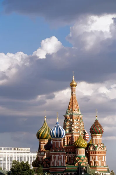 Vasila Katedrála Rudé Náměstí Moskva Rusko — Stock fotografie