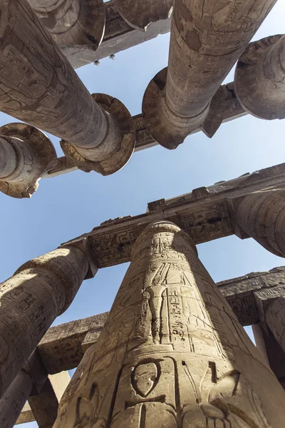 Karnak Tapınağı Kompleksi Luxor Mısır — Stok fotoğraf