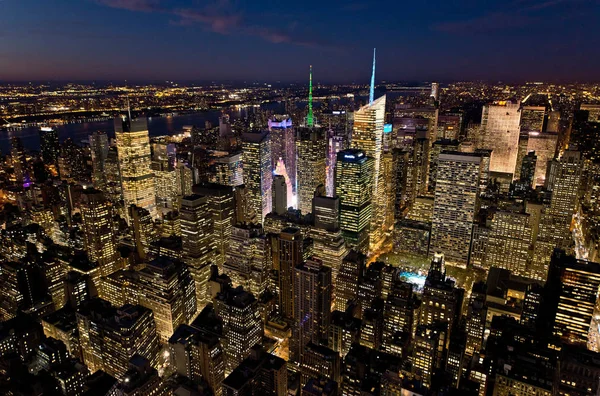 Vue Sur Manhattan Ville New York Etats Unis — Photo