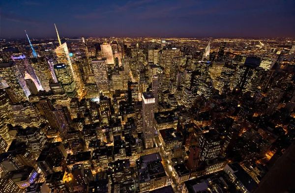 Vista Manhattan Cidade Nova Iorque Eua — Fotografia de Stock