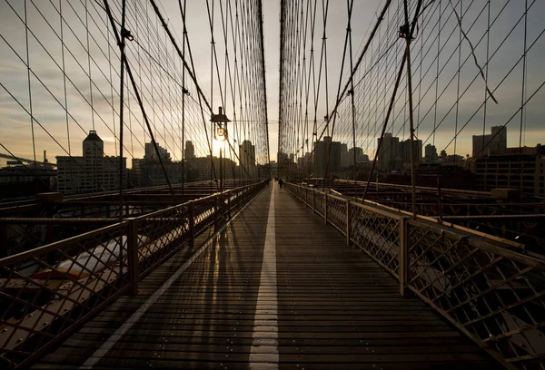 Brooklyn Bridge Nova Iorque Eua — Fotografia de Stock